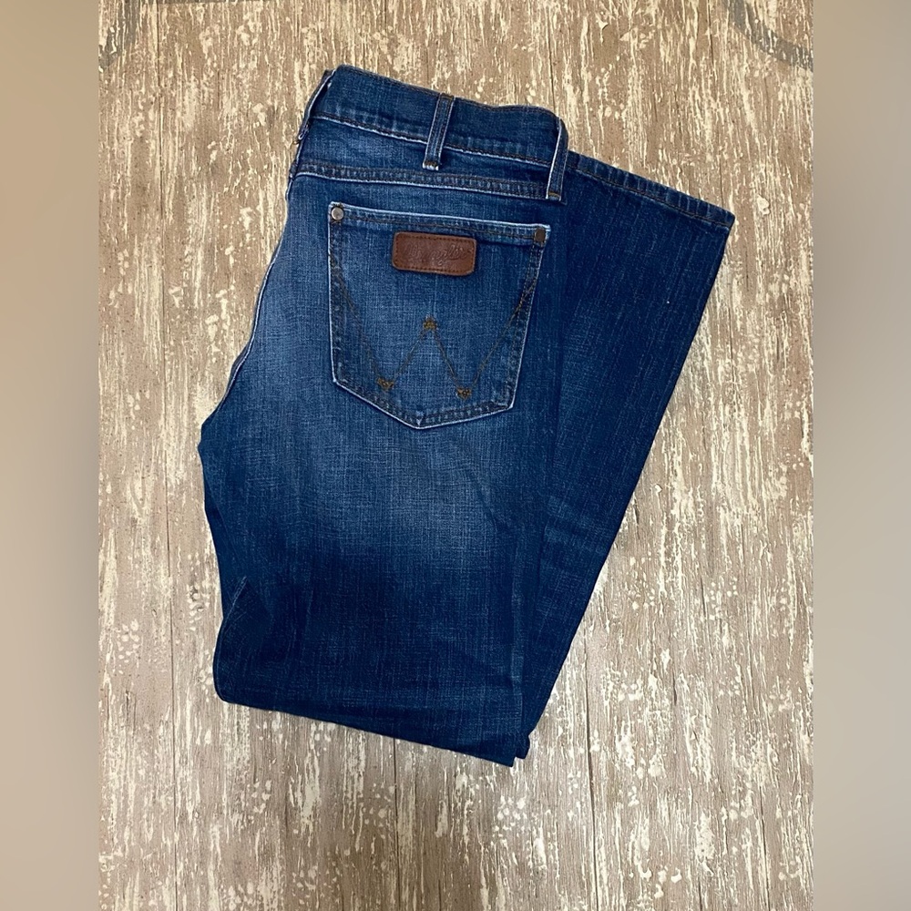 Wrangler Dark Indigo Bootcut Jeans